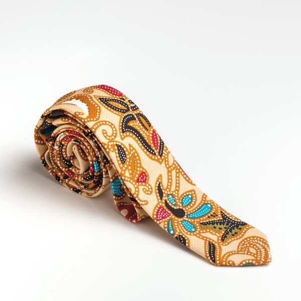 Yellow Tones Paisley Tie