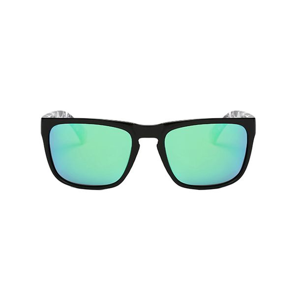 Dubery High Quality Sport Polarized Mirror Sunglasses - Black &amp; Green