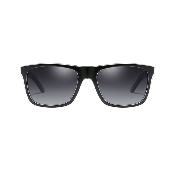 Dubery High Quality Men's Polarized Sunglasses - Transparent &amp; Red