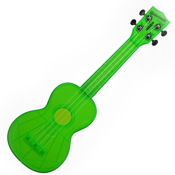 Kala SWFGN Waterman Soprano Ukulele - Fluorescent Green