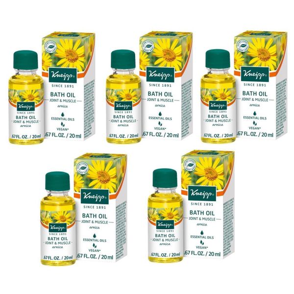 Kneipp Bath Oil - Arnica Joint &amp; Muscle - Mini 20ml - Set of 5