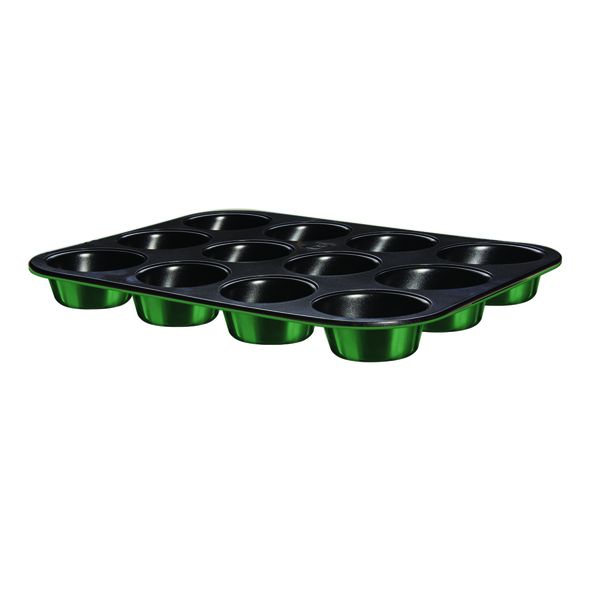 Berlinger Haus 12-Cup Titanium Coating Muffin Pan - Emerald Edition