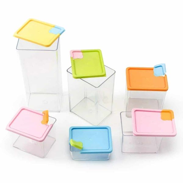 6 Pcs Stackable And Space Savvy Spice Set