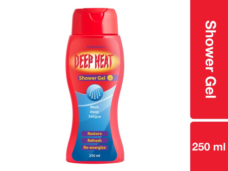 Deep Heat Shower Gel 250G - Pack of 6