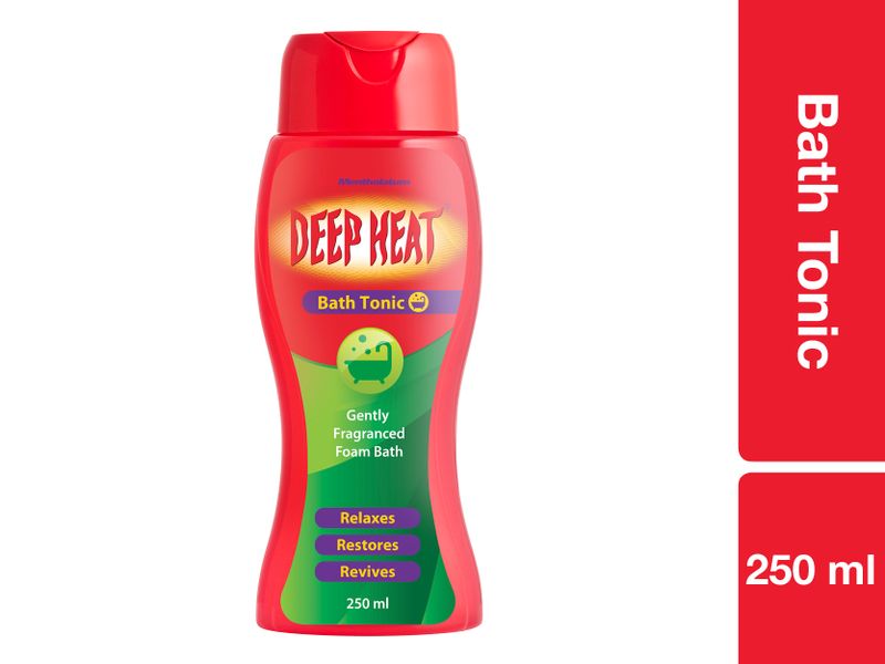 Deep Heat Bath Tonic 250ML - Pack of 6