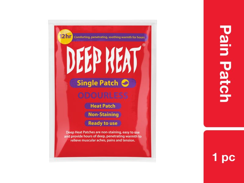 Deep Heat Pain Patch 1PC - Pack of 12