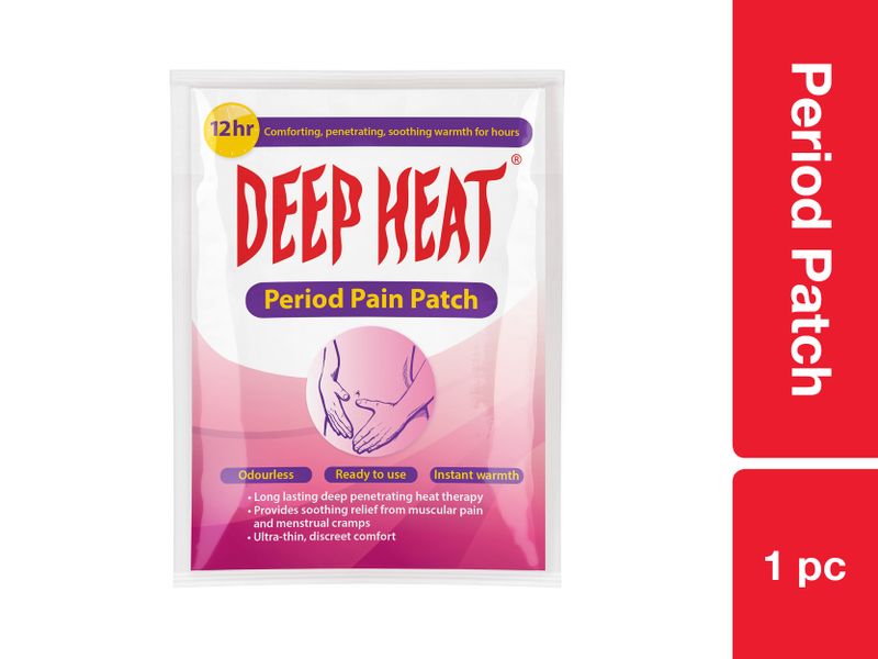 Deep Heat Period Patch 1PC - Pack of 12