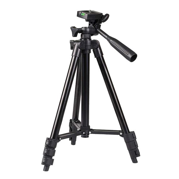 Portable Aluminum Travel Tripod With Carrying Bag - Black