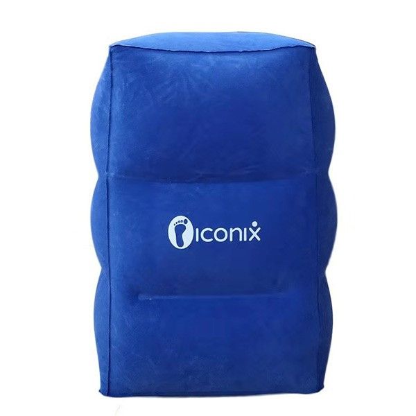 Iconix 3 Layer Adjustable Inflatable Travel Footrest