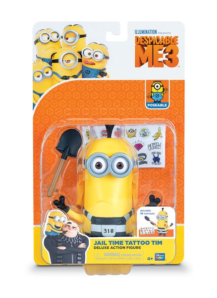 Minions Deluxe Action Figures - Tattoo Minion Tim