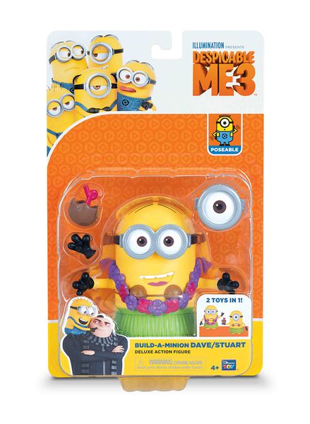 Minions Deluxe Action Figures - Hula DaveStuart