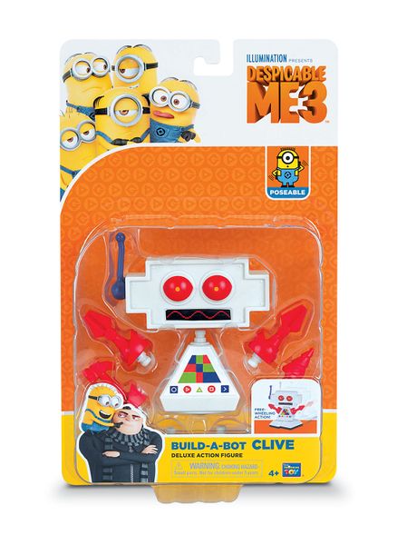 Minions Deluxe Action Figures - Build-a-Bot Clive