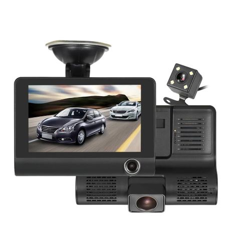 NEW 3 Lens 4/'/' HD 1080P Car DVR Dash Cam Vehicle Video Recorder Rearview Camera