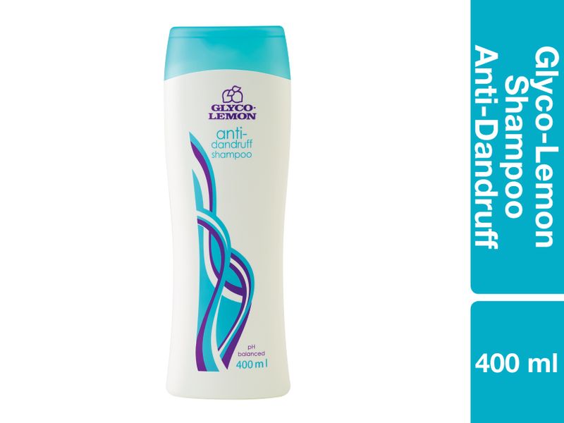 Glyco Lemon Family Shampoo Anti Dandruff 400ML - Pack of 6