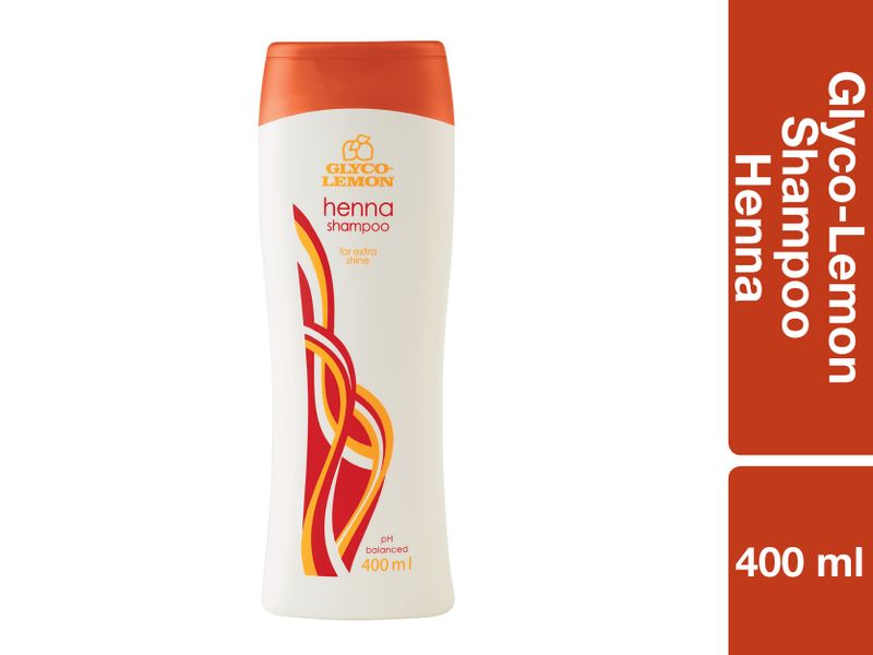 Glyco Lemon Family Shampoo Henna 400ML - Pack of 6