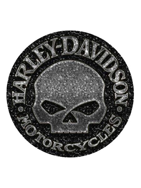Harley-Davidson Gravel Willie G Skull Round Mouse Pad