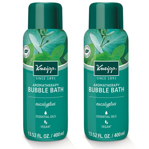 Kneipp Bubble Bath - Aromatherapy Eucalyptus - 400 ml Set of 2
