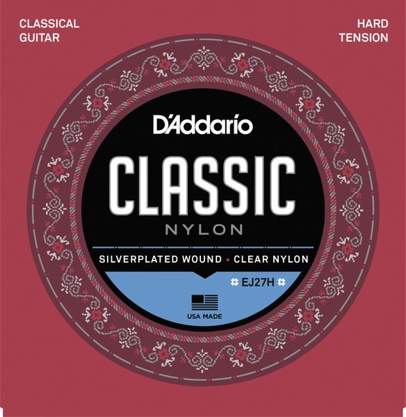 D'Addario EJ27H Classics Hard Tension Classical Guitar Strings