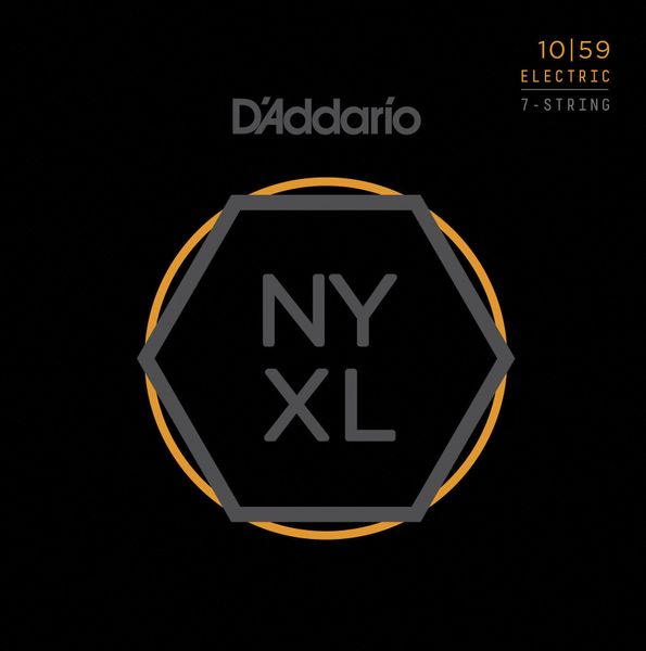 D'Addario NYXL1059 NYXL Nickel Wound 7-String Electric Guitar 10-59
