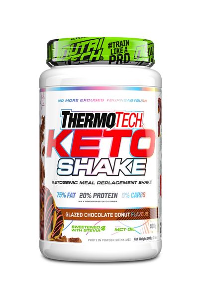 ThermoTech Keto Shake Glazed Chocolate Donut 908g