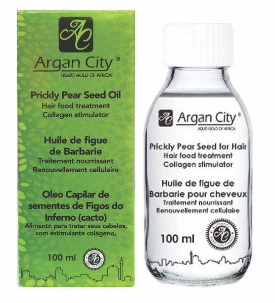 Prickly Pear Seed Oil for Hair - Hair food treatment, Collagen Stimulator