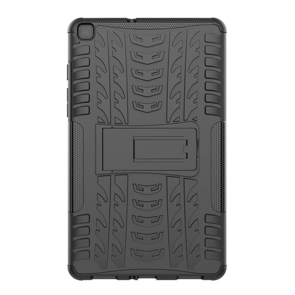 TUFF-LUV Armour Case Rugged &amp; Stand for Samsung Tab A 8.0 T290/T295 - Black