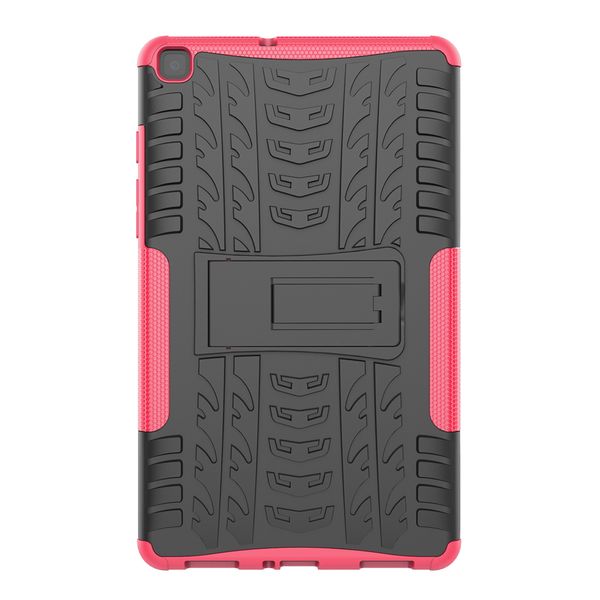 TUFF-LUV Armour Case Rugged &amp; Stand for Samsung Tab A 8.0 T290/T295 - Pink
