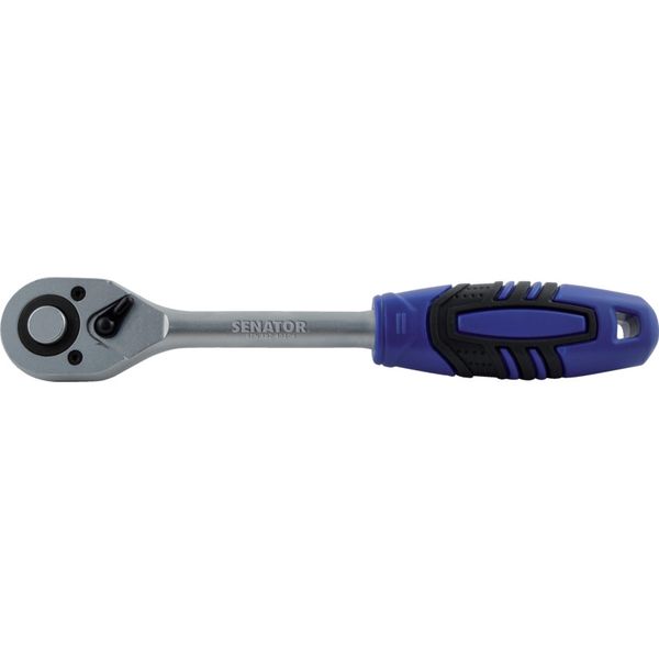 1/4 SQ. DR. Q/R 72T Ratchet Handle - Rubber