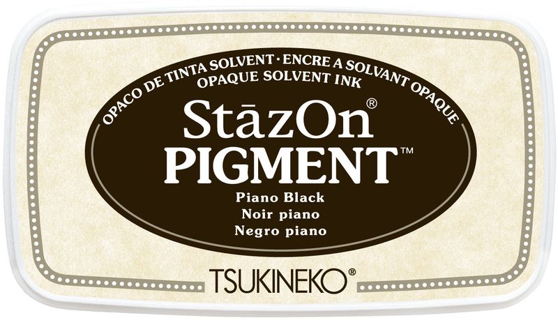 StazOn Pigment Ink Pad - Piano Black