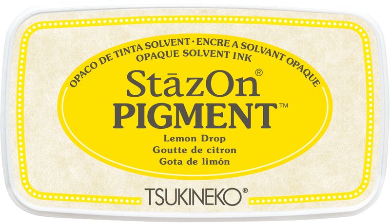 StazOn Pigment Ink Pad - Lemon Drop