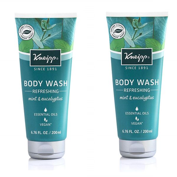 Kneipp Body Wash - Refreshing with Mint &amp; Eucalyptus - 200ml - Set of 2