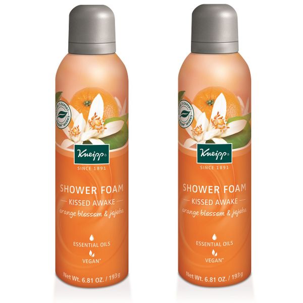 Kneipp Shower Foam - Kissed Awake with Orange Blossom &amp; Jojoba - 200 ml x 2