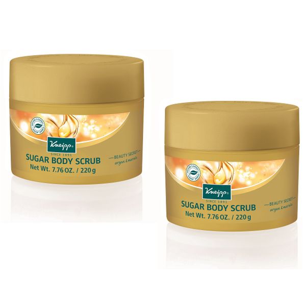 Kneipp Sugar Body Scrub Beauty Secret with Argan &amp; Marula- 220g - Set of 2
