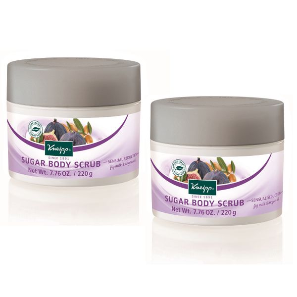 Kneipp Sugar Body Scrub Sensual Seduction Argan Oil &amp; Fig Milk - 220g x 2