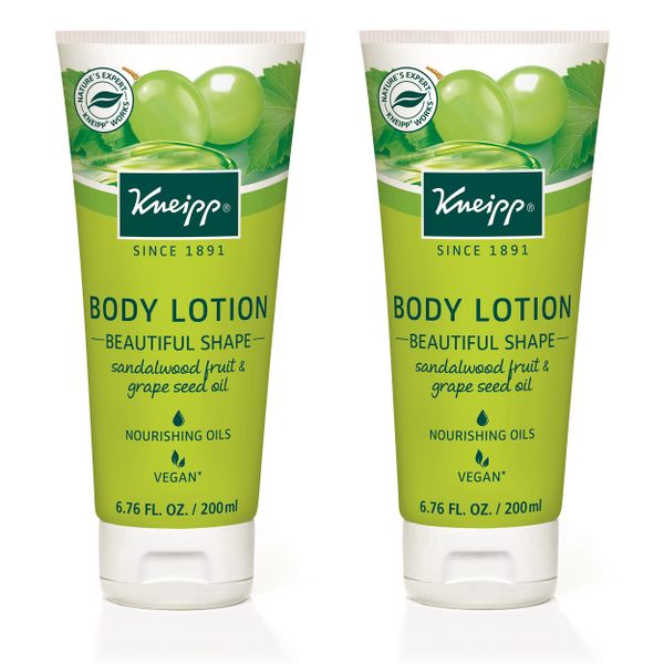 Kneipp Body Lotion Beautiful Shape with Sandalwood &amp; Grapeseed - 200ml x 2