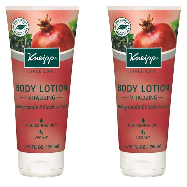 Kneipp Body Lotion Vitalizing Pomegranate &amp; Black Currant - 200ml Set of 2