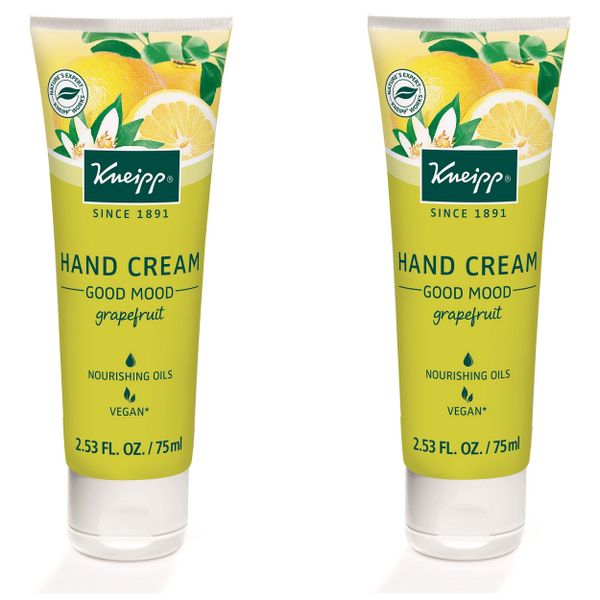 Kneipp Hand Cream - Good Mood with Grapefruit - 75 ml - Set of 2