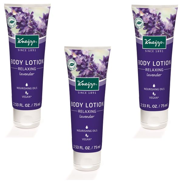 Kneipp Body Lotion - Relaxing Lavender - 75ml - Set of 3