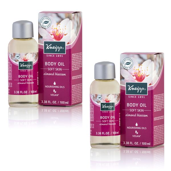Kneipp Body Oil - Soft Skin with Almond Blossom - 100ml - Set of 2