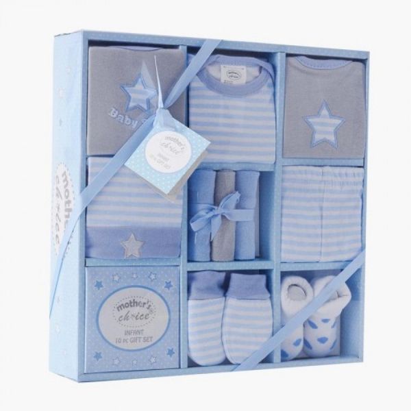 Mothers Choice 10 Piece Gift Set Blue