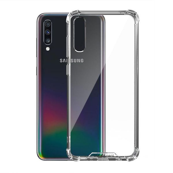 Shockproof TPU Gel Cover Samsung A70 - Clear