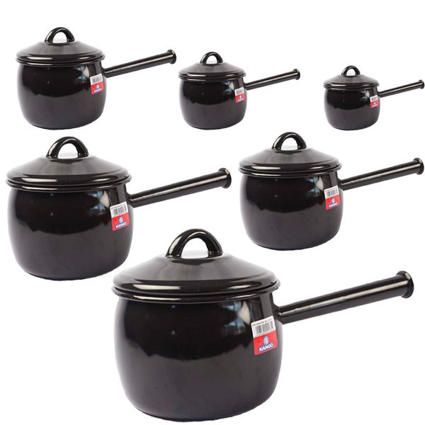 Kango Set Bellied Pots 12pc