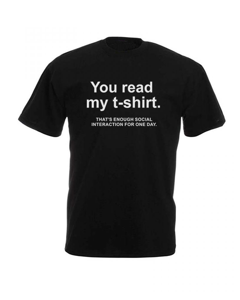 JuiceBubble You Read My T-shirt Mens T-Shirt -Black | Buy Online in ...