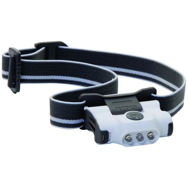 Nextorch 2Xaaa, 48 Lum Eco-Star Headlamp White with Capclip