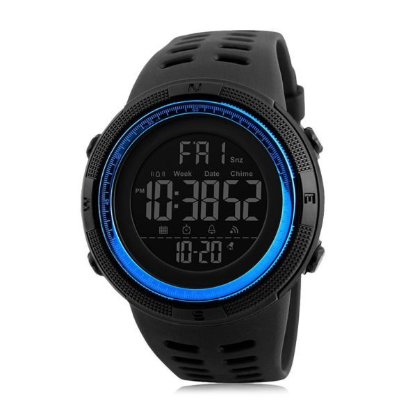 Digital Wrist Watch 1251-Black