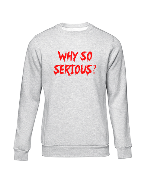 JuiceBubble Why So Serious? Sweater -Grey