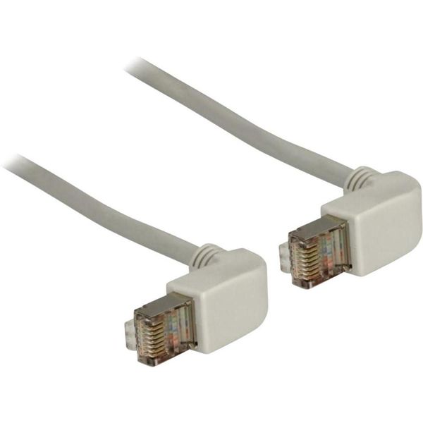 Delock 0.5m RJ45 CAT6 SSTP Cable Angled - Grey (83510)