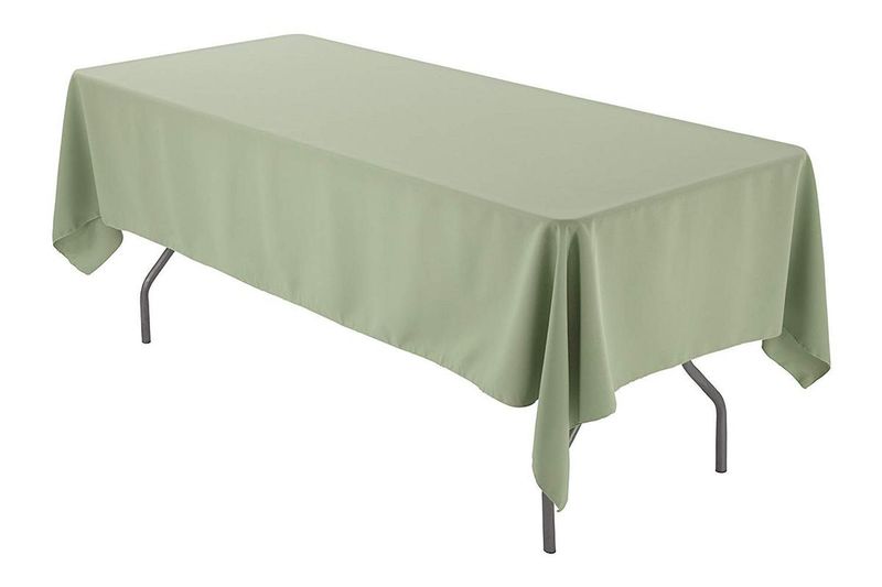 Sage Polyester Tablecloth