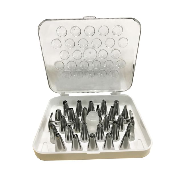 29 Piece Stainless Steel Cake Decorating Supplies Kit