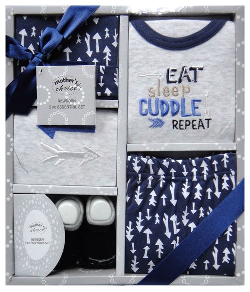 Mothers Choice 5 Piece Gift Set Blue